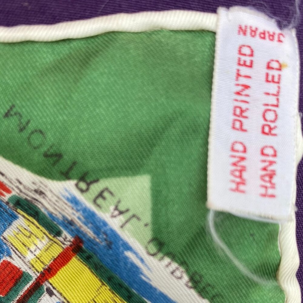 Vintage 1967 Canada Centennial Souvenir Scarf | Hand Printed Hand Rolled - Picture 11 of 13